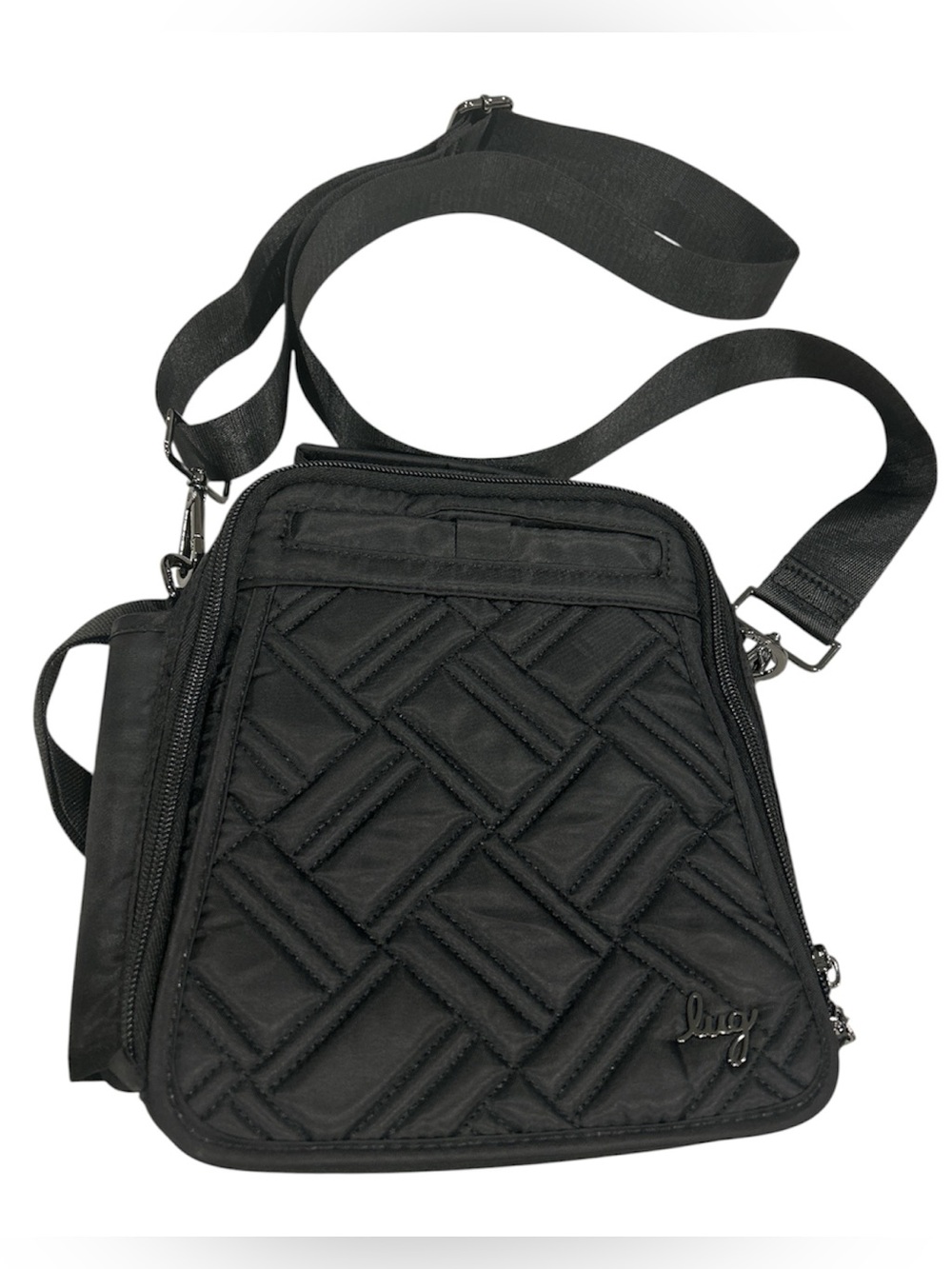 LUG Flapper SE Black Convertible Crossbody Bag